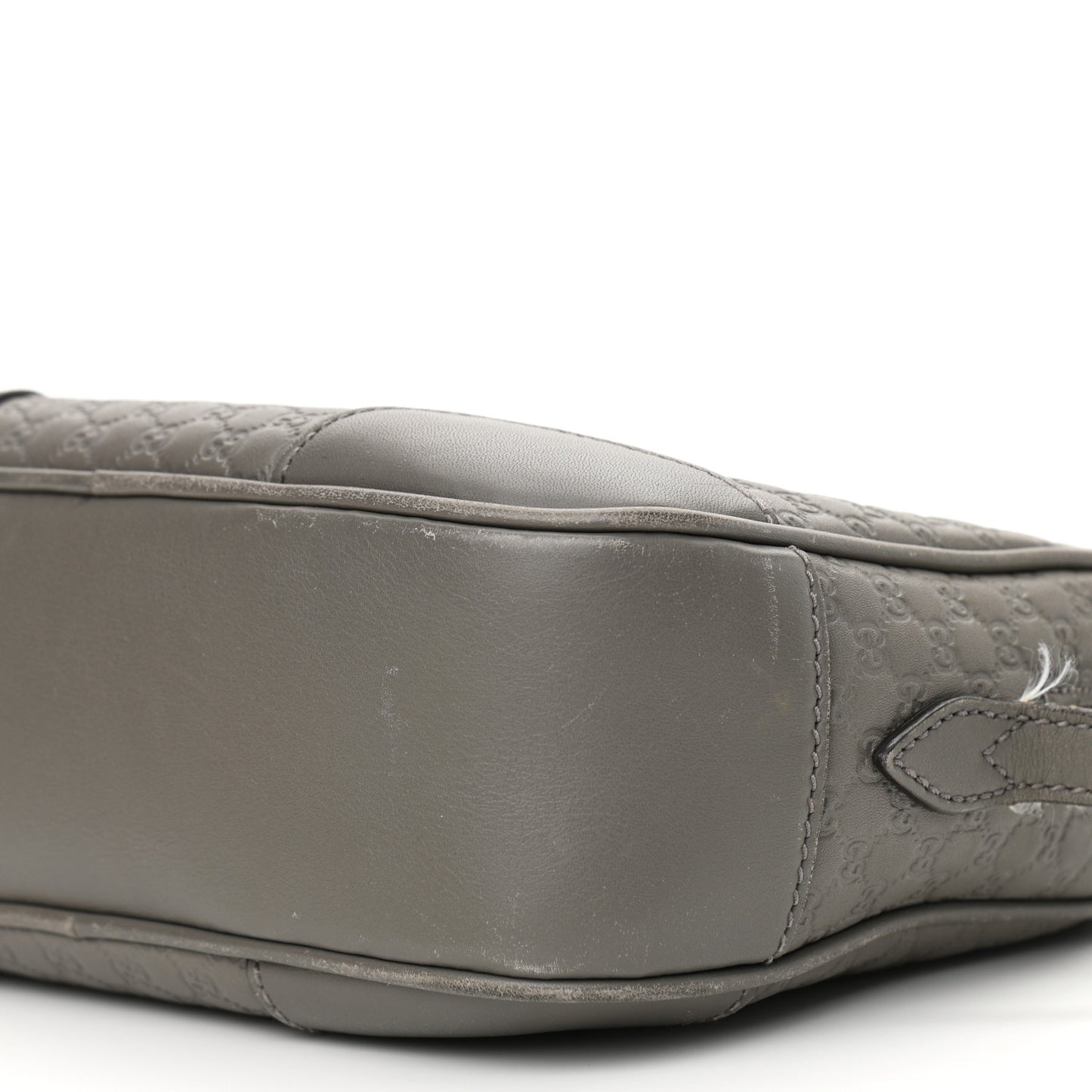 Microguccissima Mini Bree Messenger Bag Grey