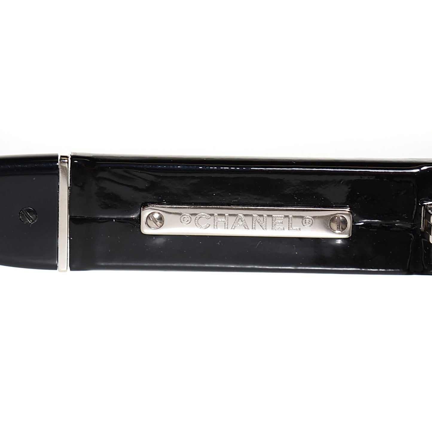 Patent Leather Sunglasses 5230-Q Black
