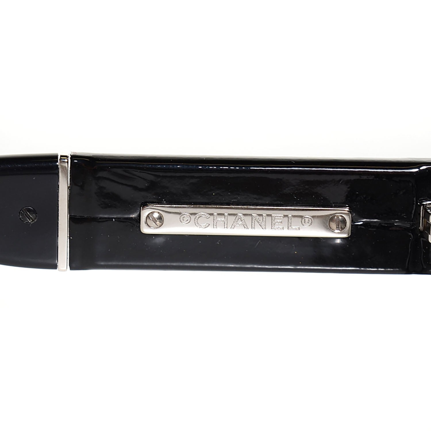 Chanel Patent Leather Sunglasses 5230-Q Black 3 of 5