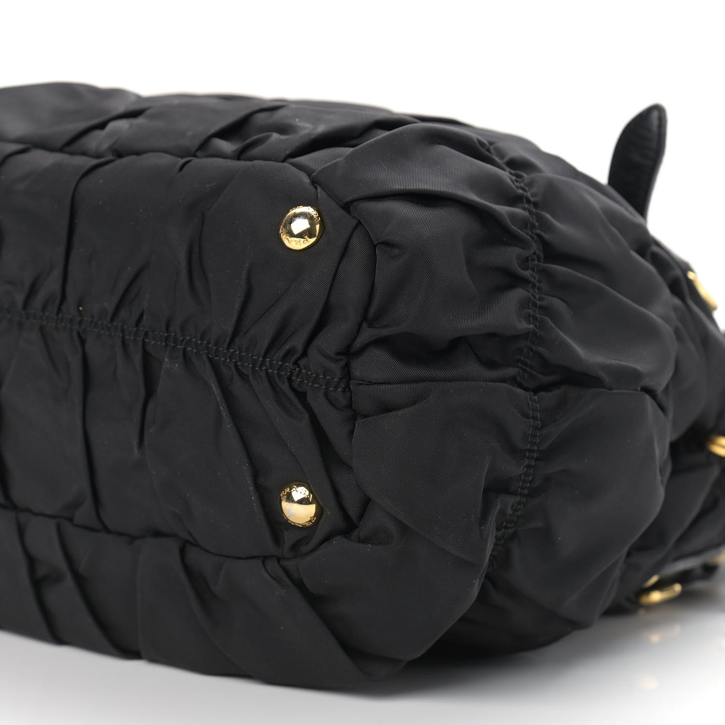Tessuto Nylon Gaufre Tote Black