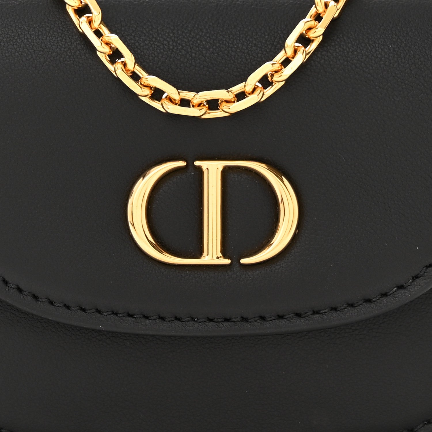 Christian Dior Calfskin 30 Montaigne Removable Pouch Black 8 of 11