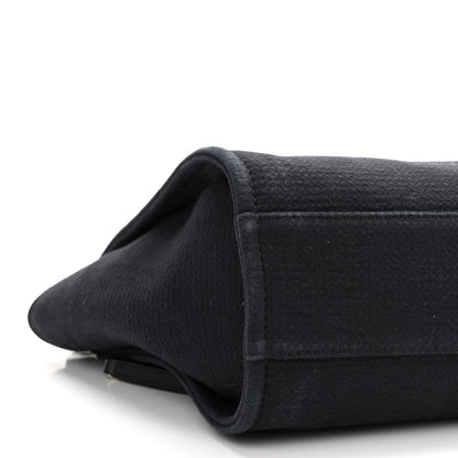 Chanel Mixed Fibers Small Deauville Tote Navy 8 of 9