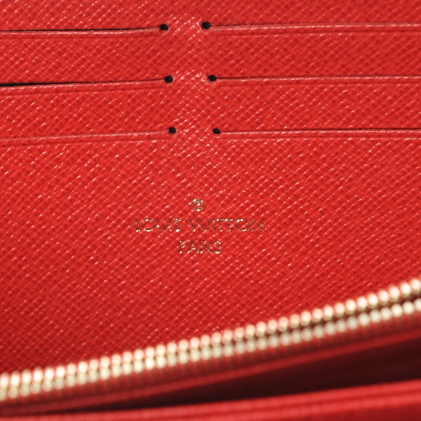 Monogram Zippy Wallet Coquelicot