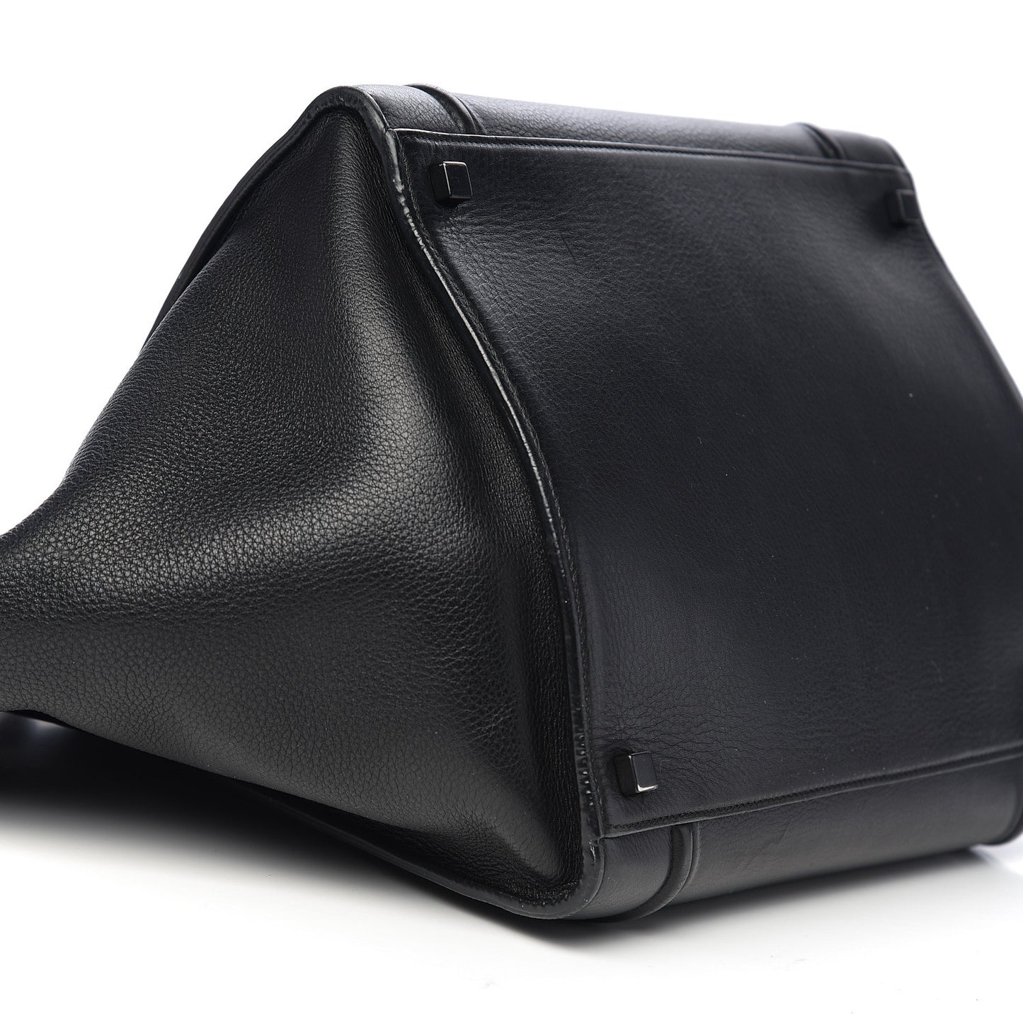 Supple Calfskin Medium Phantom Luggage Black