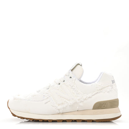 Miu Miu X NEW BALANCE Denim 574 Sneakers 37 White 1 of 10