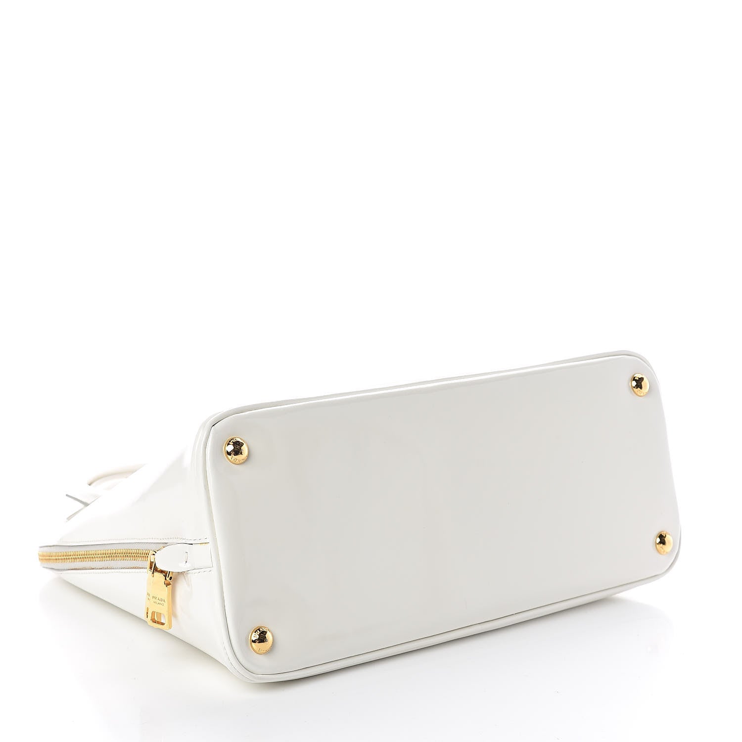 Prada Spazzolato Medium Promenade Tote White 4 of 10