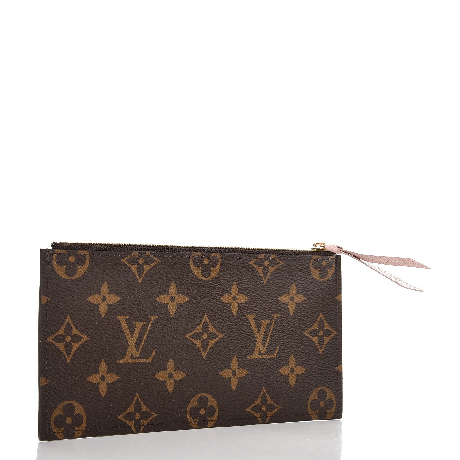 Louis Vuitton Monogram Felicie Chain Wallet Zippered Insert Rose Ballerine 3 of 6