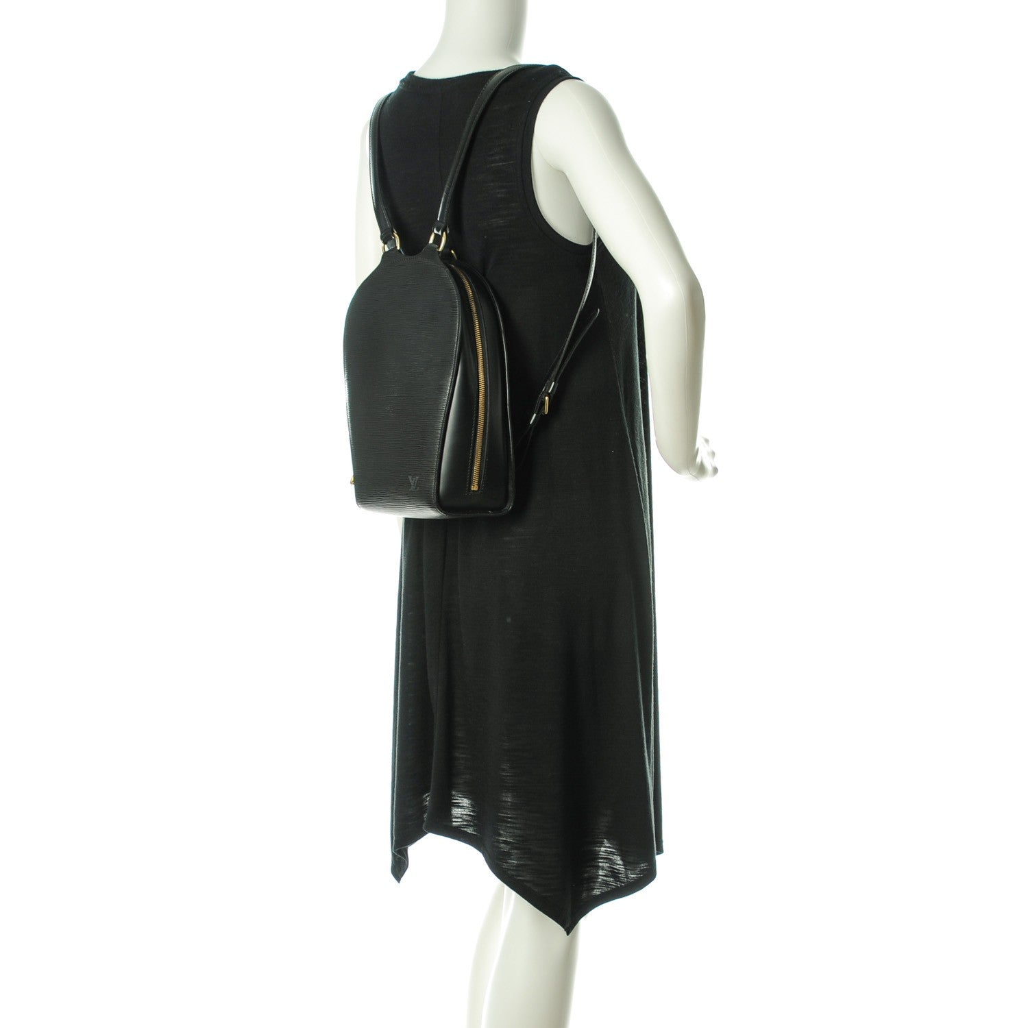 Louis Vuitton Epi Mabillon Backpack Black 2 of 7