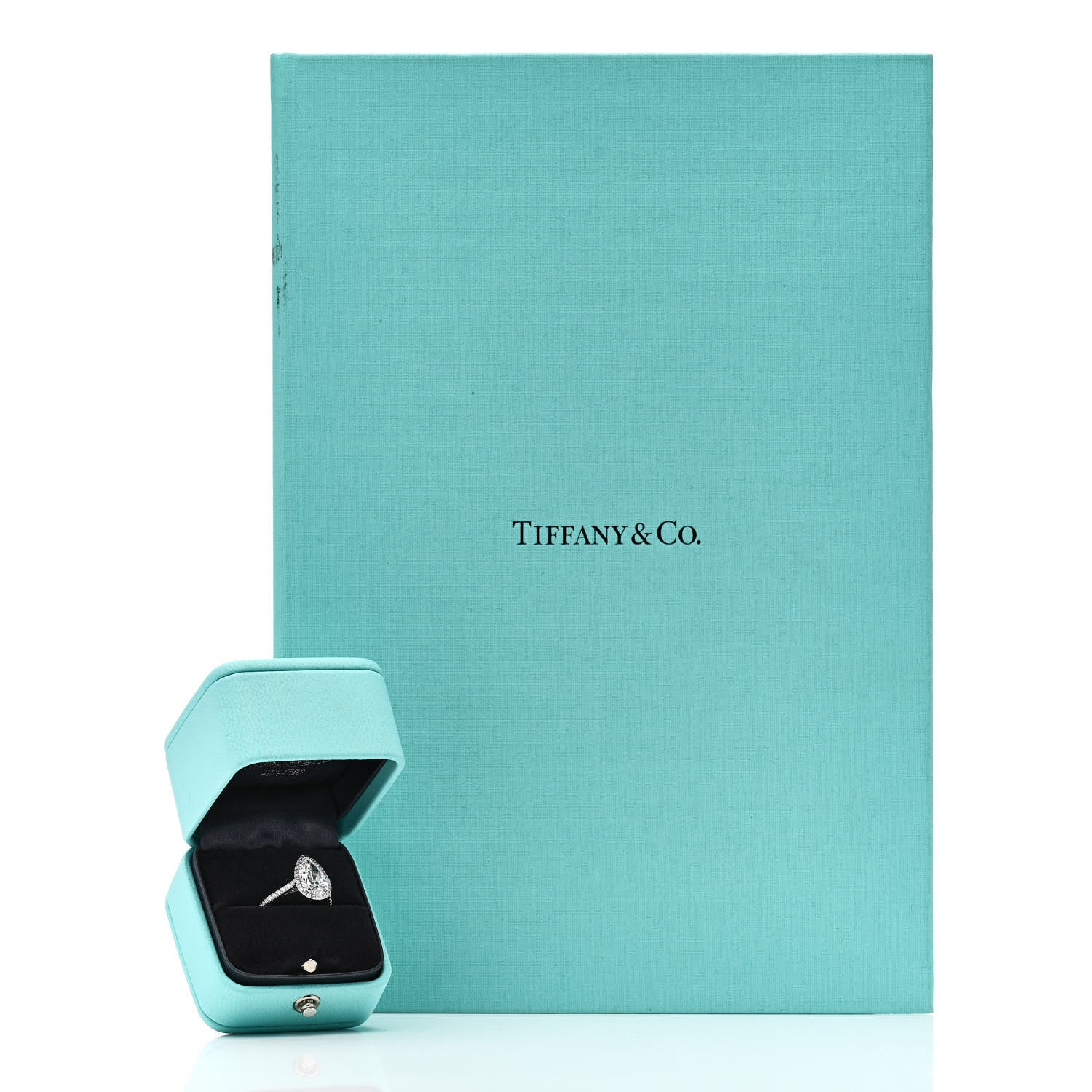 Tiffany Platinum Diamond 2.04ct Soleste Pear Cut Ring 52 6 7 of 7
