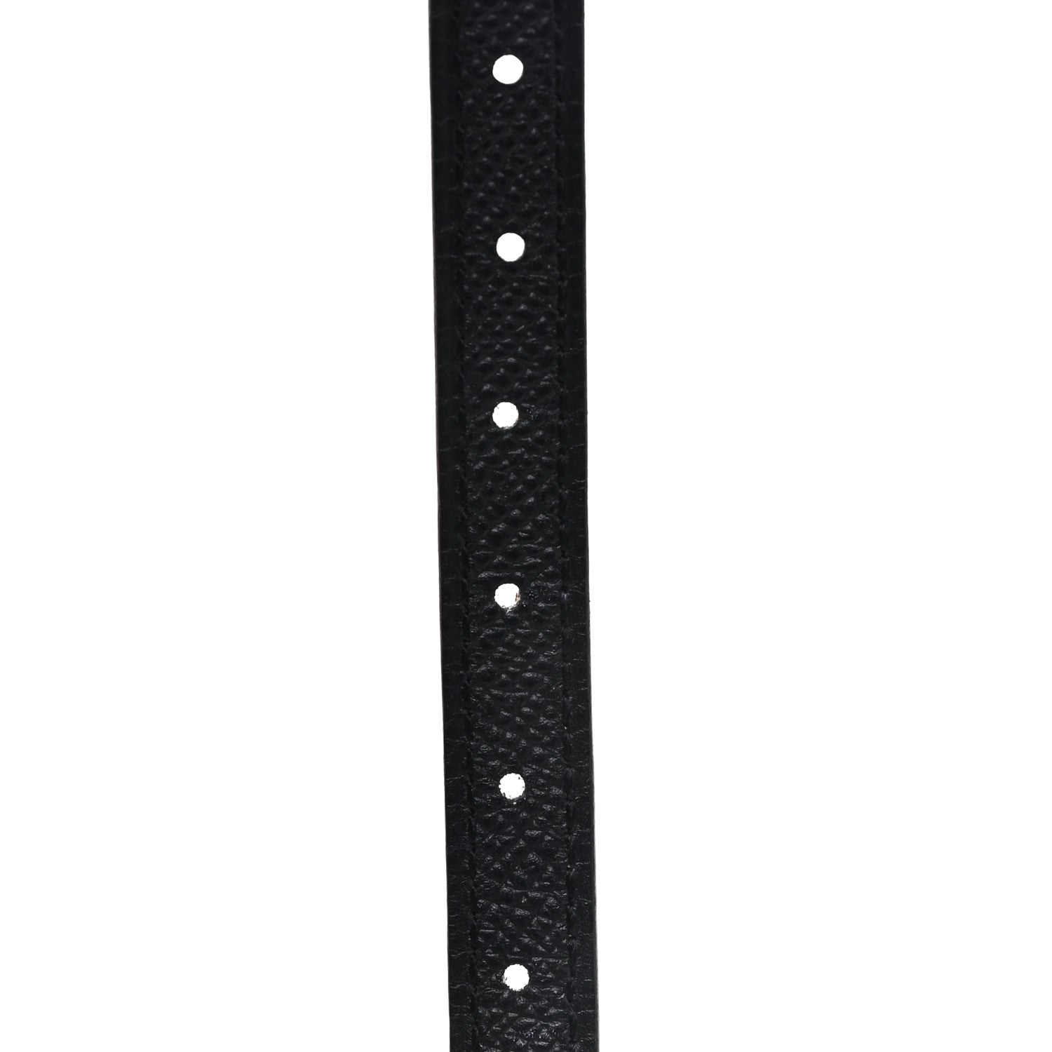 Hermes Swift Epsom Lacquered Metal 13mm Au Carre Double H Belt 85 34 Craie Black 4 of 5