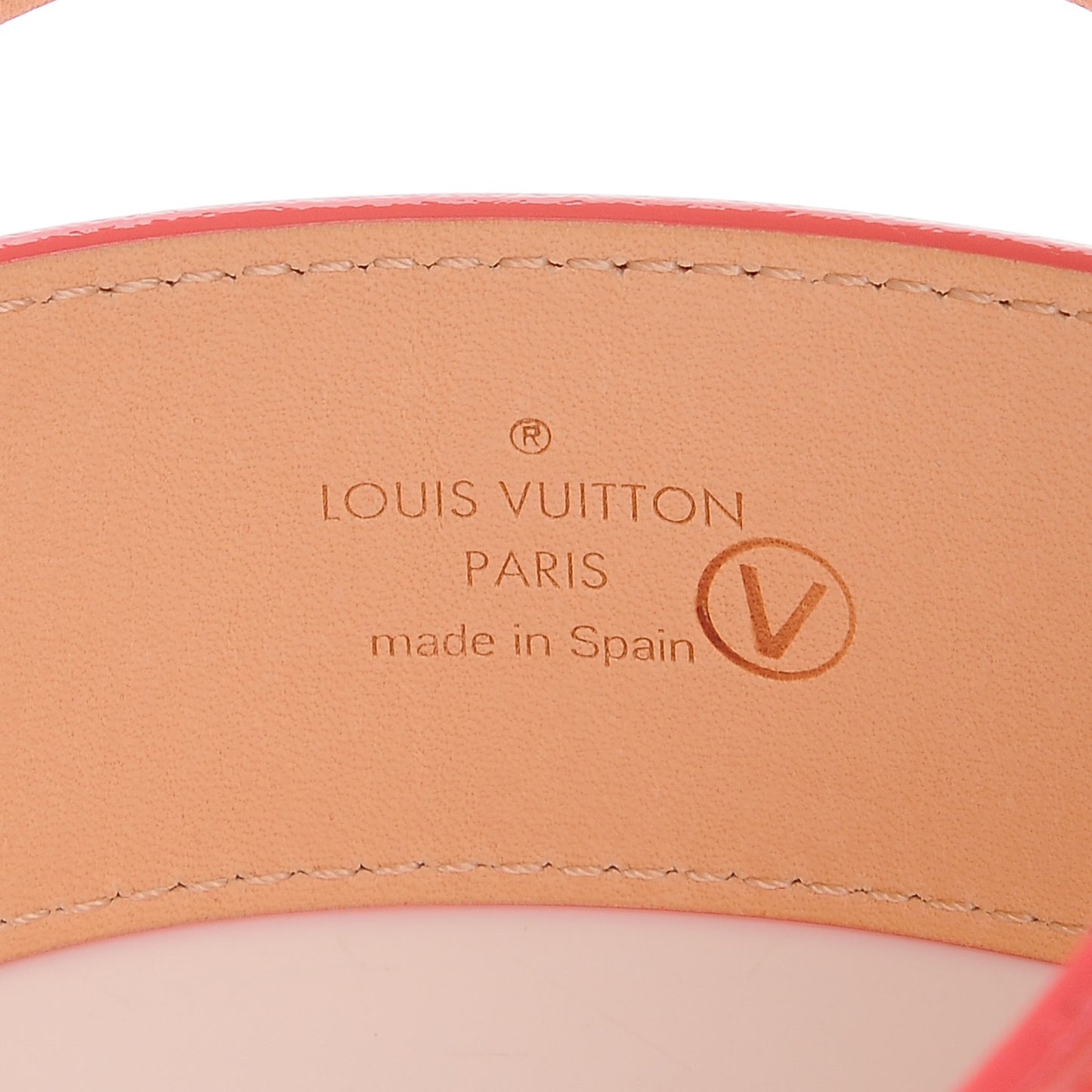 Vernis 40mm Fleur Belt 80 32 Rose Litchi