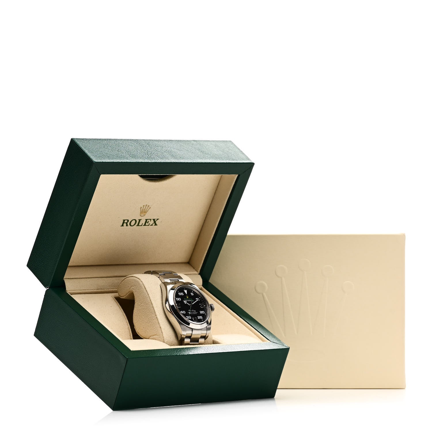 Rolex Stainless Steel 40mm Air-King Oyster Perpetual Watch Black 116900 5 of 5