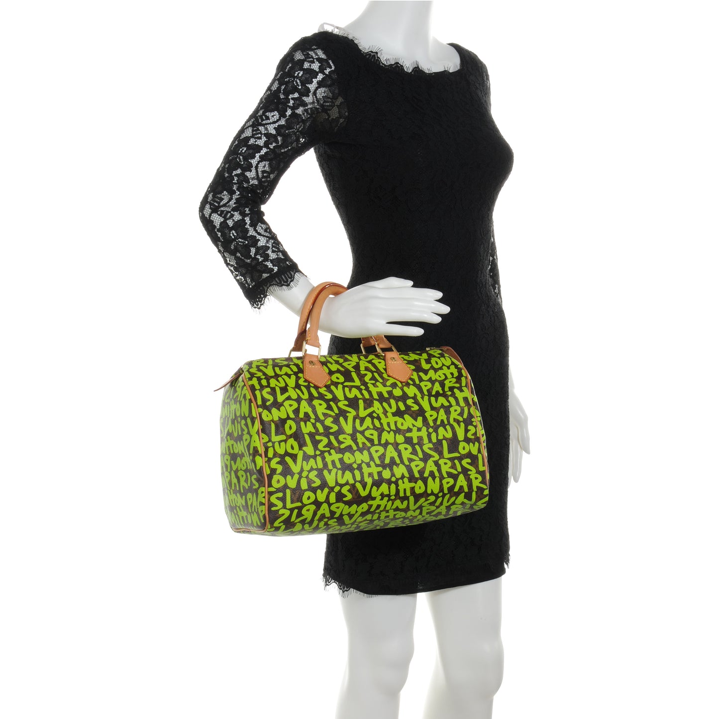 Monogram Graffiti Speedy 30 Green