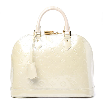 Louis Vuitton Vernis Alma PM Blanc Corail 1 of 10