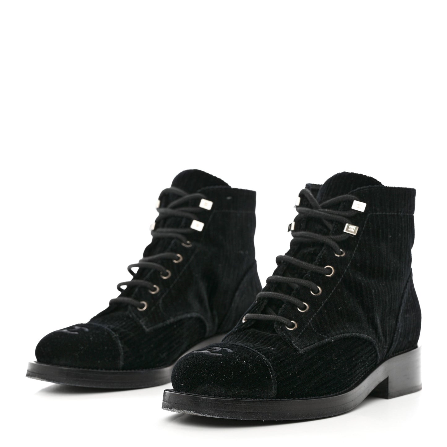 Velvet CC Combat Boots 37.5 Black