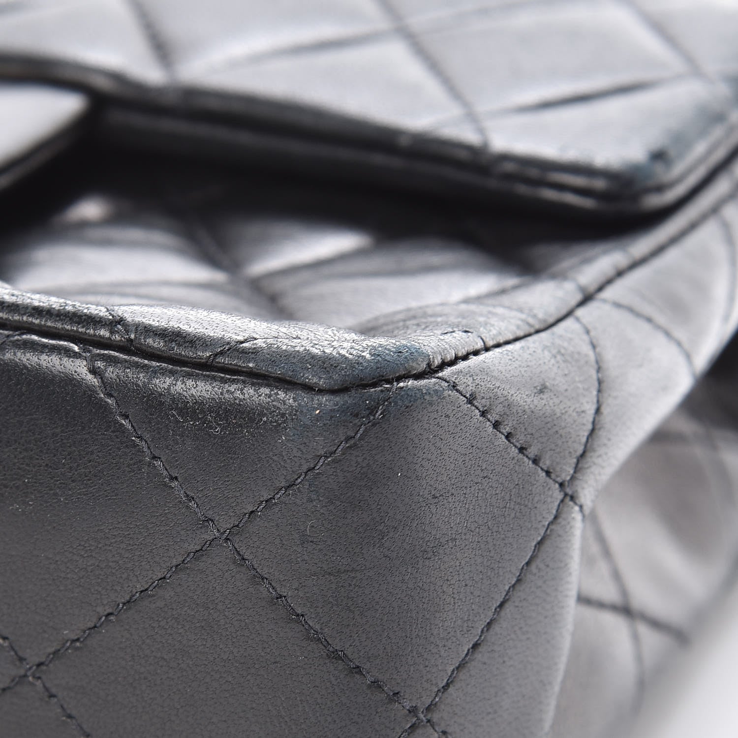 Chanel Lambskin Quilted Mini Square Flap Black 11 of 11