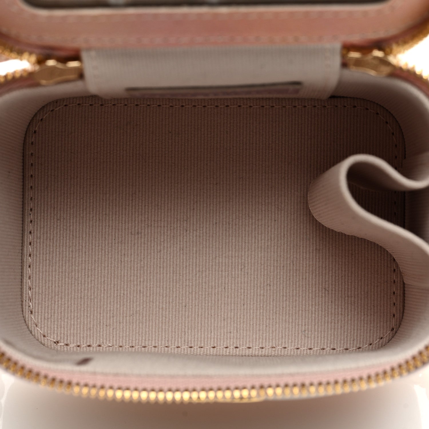 Chanel Lambskin Quilted Ombre Mini Top Handle Vanity Case With Chain Pink Multicolor 6 of 9