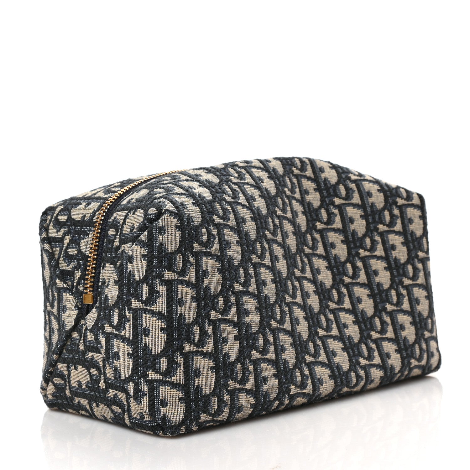 Christian Dior Oblique 30 Montaigne Cosmetic Pouch Blue 3 of 8
