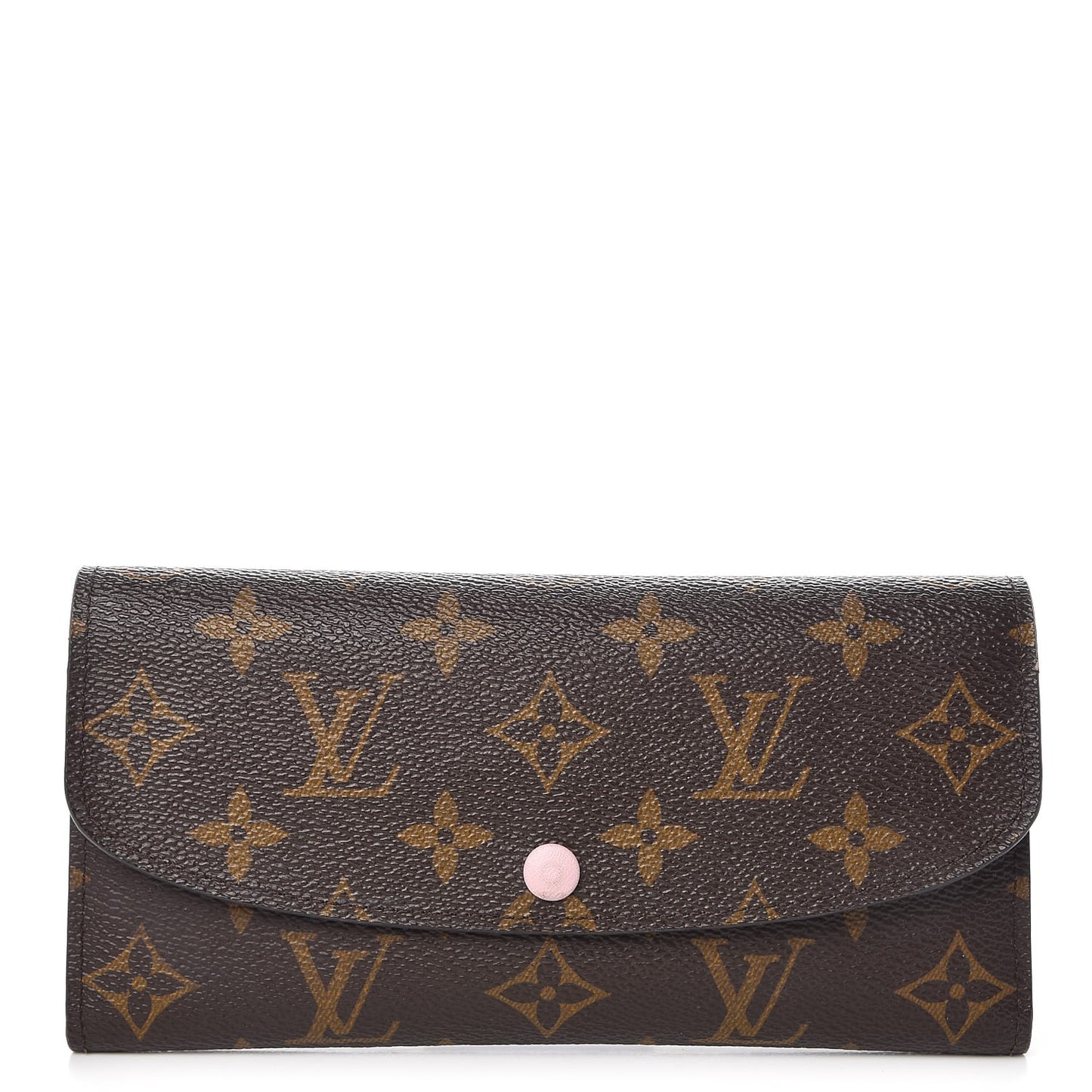 Monogram Emilie Wallet Rose Ballerine
