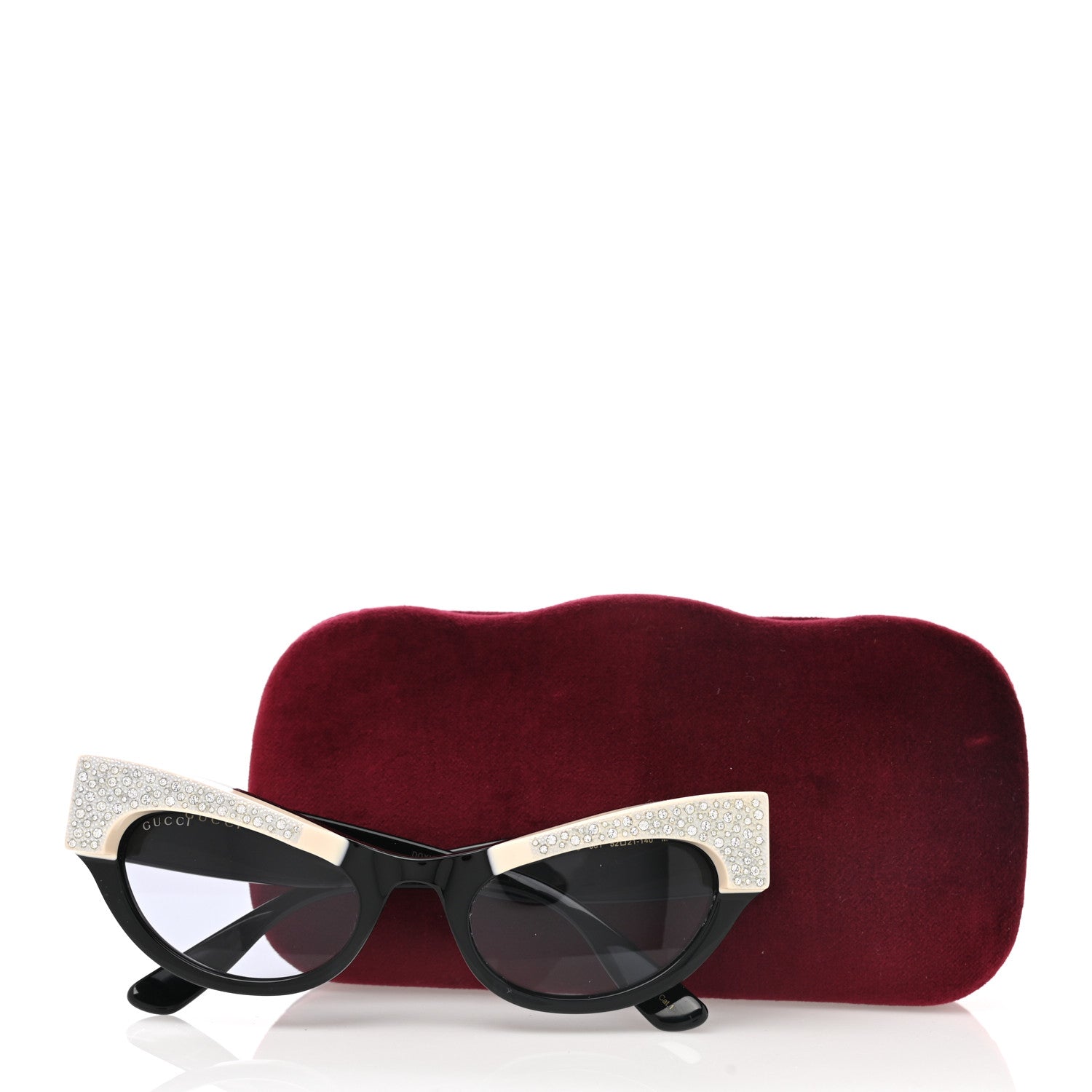 Gucci Crystal Acetate Cat Eye GG1167S Sunglasses Black 9 of 9