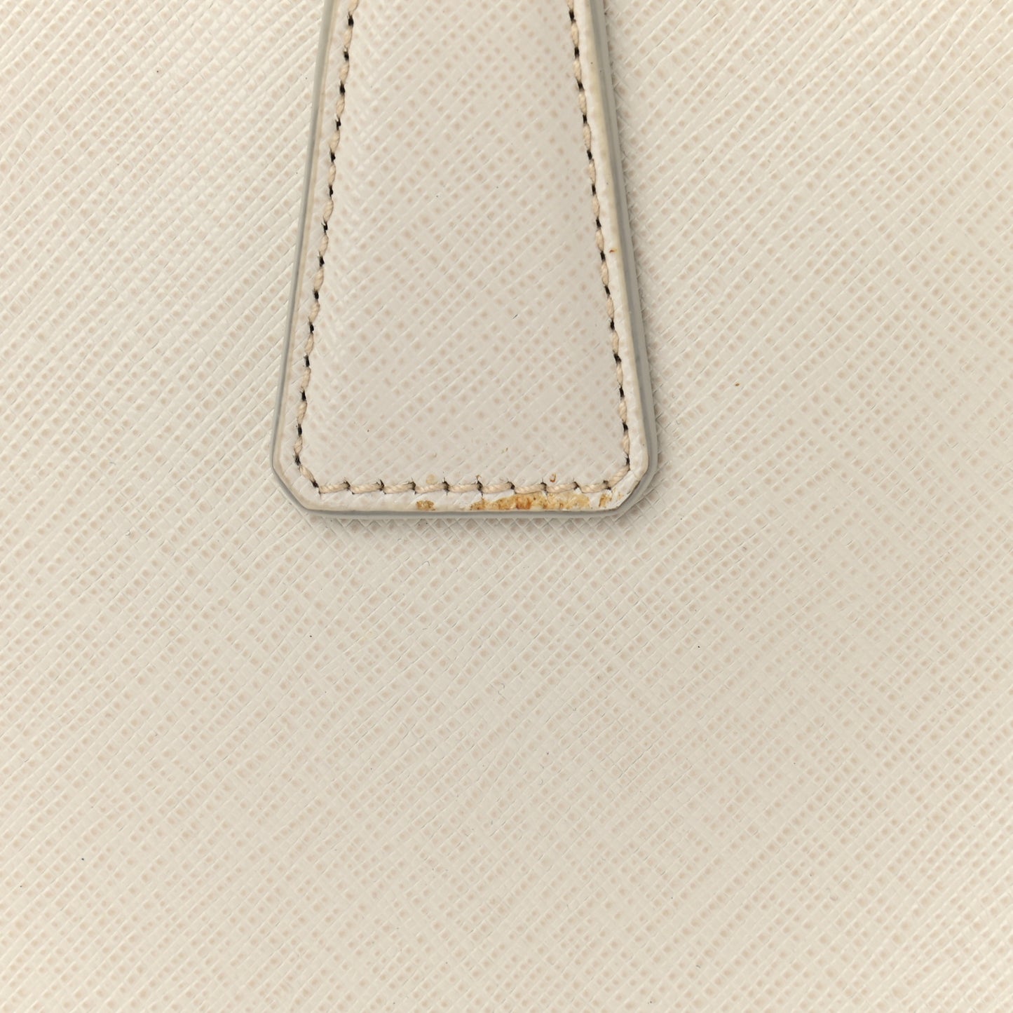 Saffiano Medium Galleria Double Zip Tote Bianco