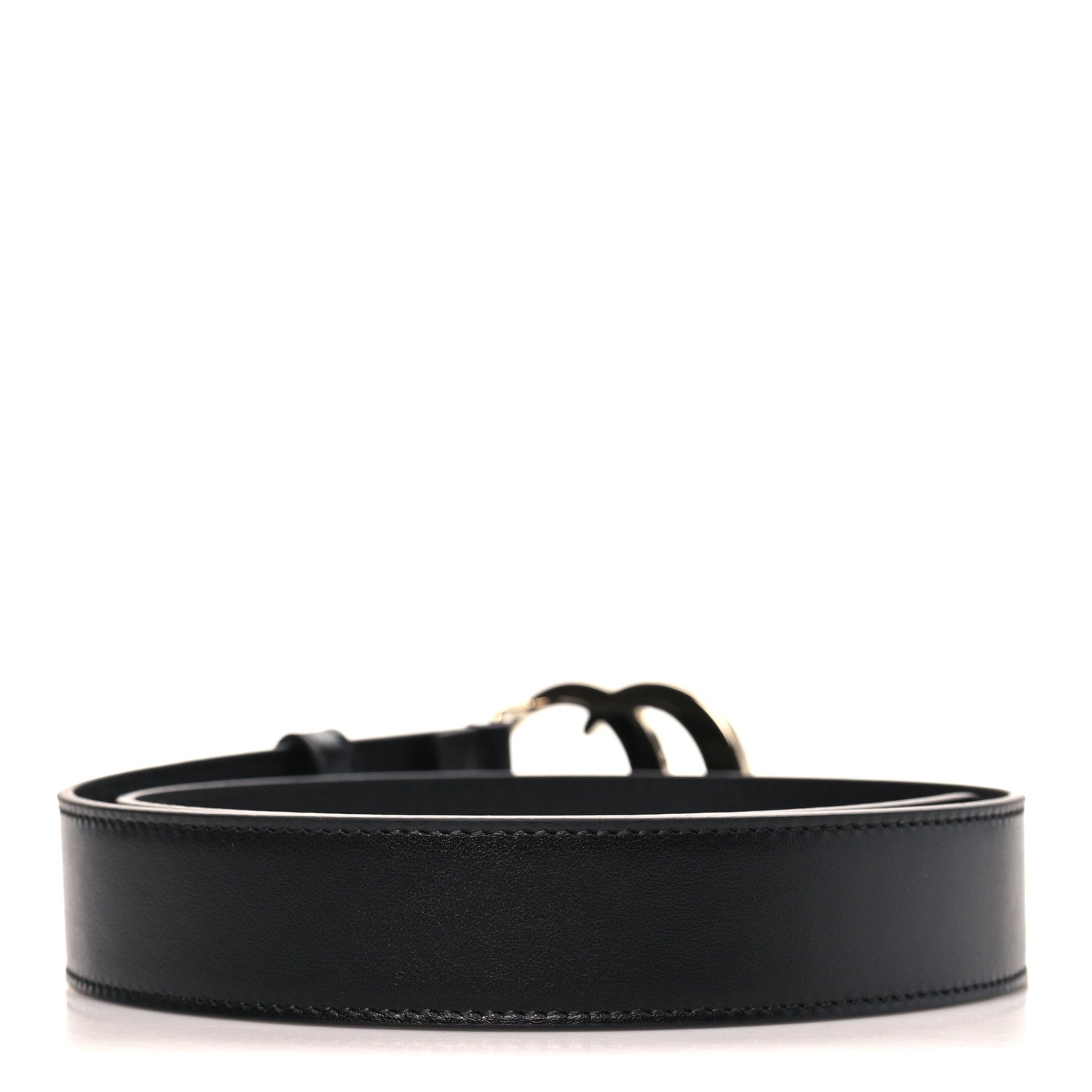 Gucci Plutone Calfskin Double G 30mm Belt 70 28 Black 2 of 7