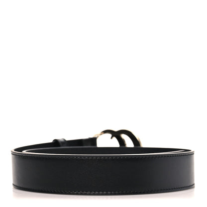 Gucci Plutone Calfskin Double G 30mm Belt 70 28 Black 2 of 7