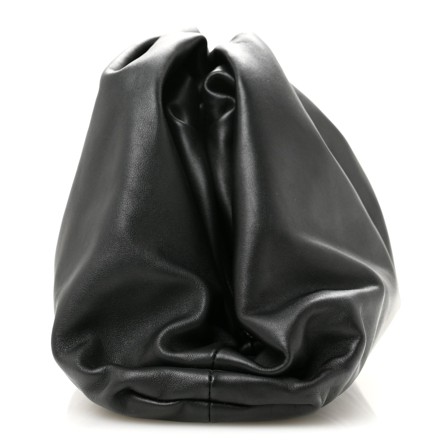 Smooth Butter Calf The Pouch Oversized Clutch Black
