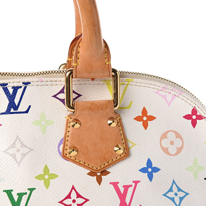 Louis Vuitton Monogram Multicolor Alma White 13 of 16