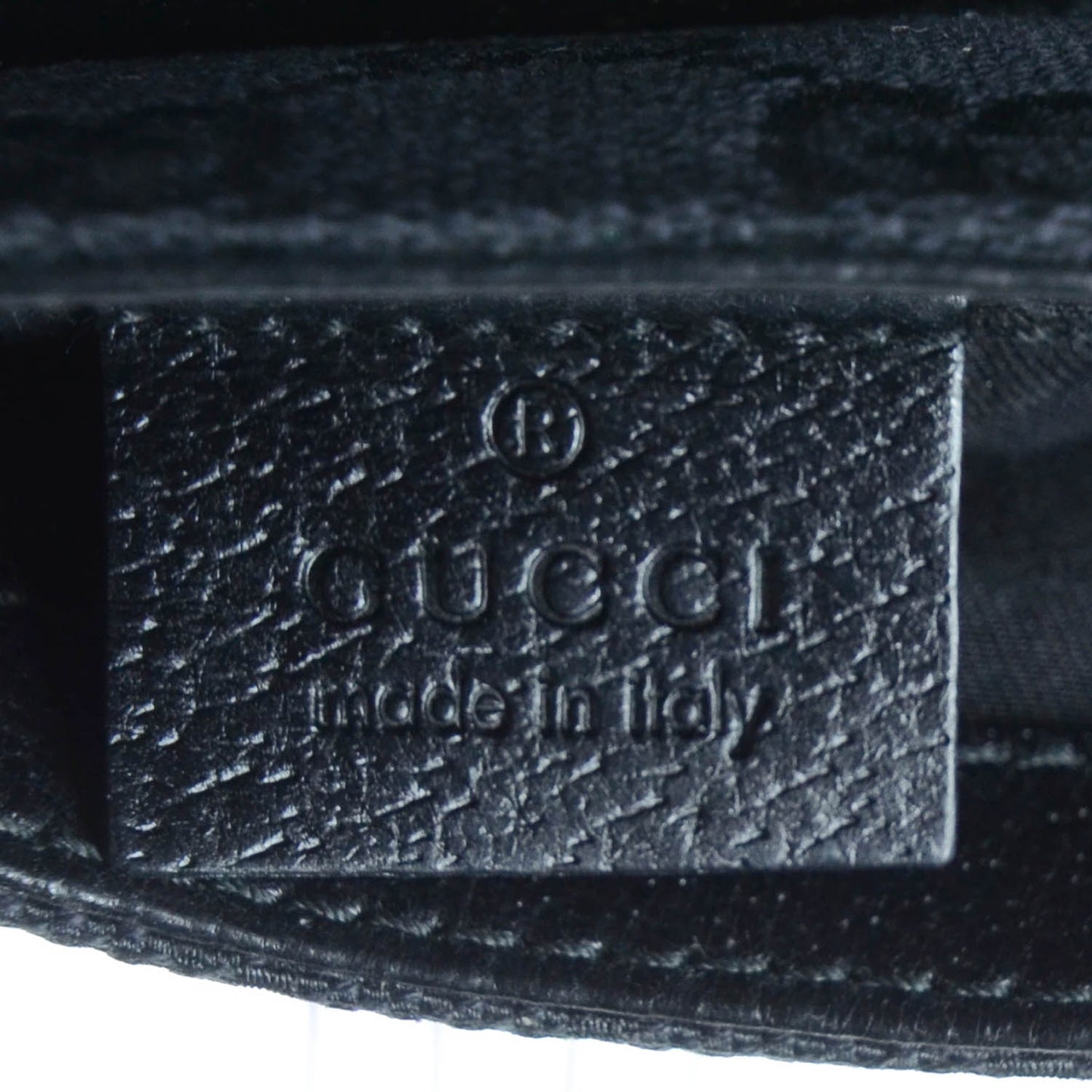 GG Monogram Web Buckle Belt Bag Black