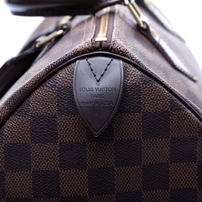 Louis Vuitton Damier Ebene Speedy 30 8 of 11