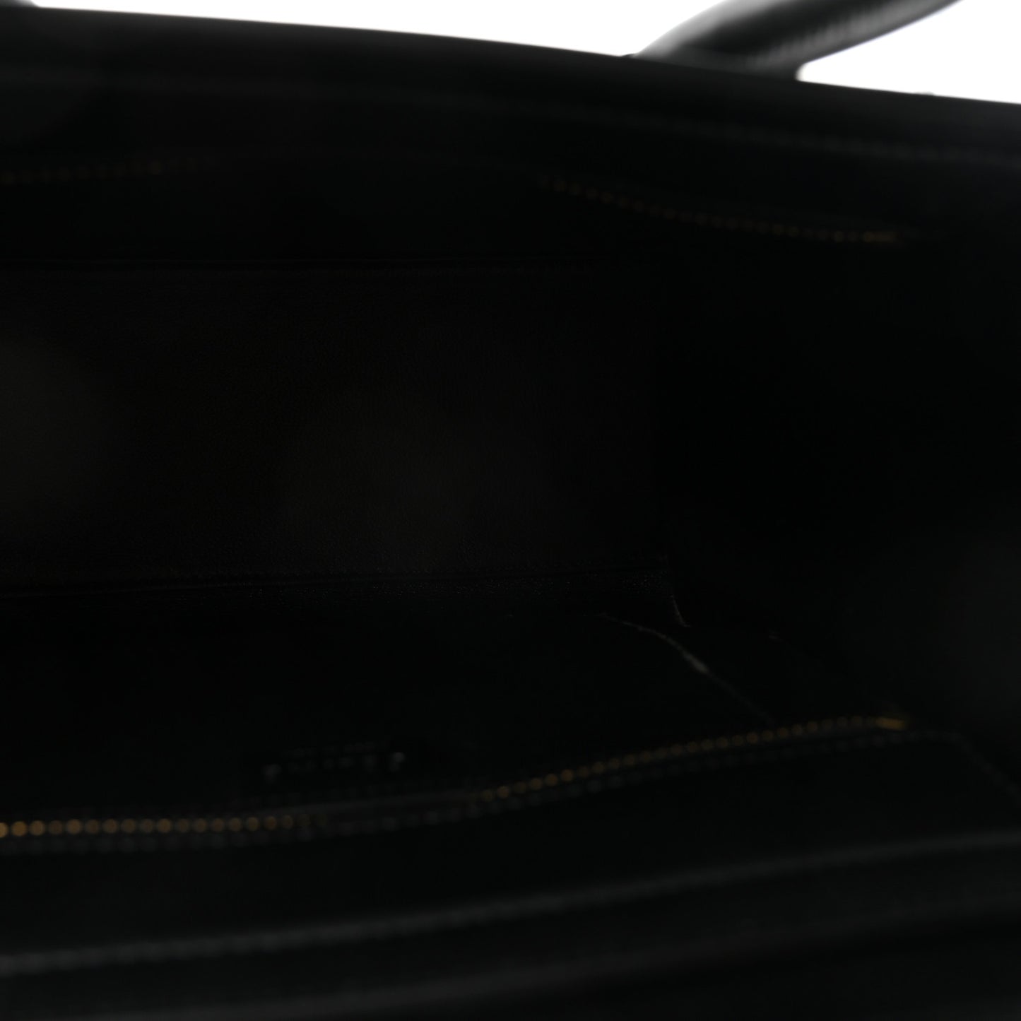 Baby Grained Calfskin Nano Tri-Color Luggage Zinc Almond