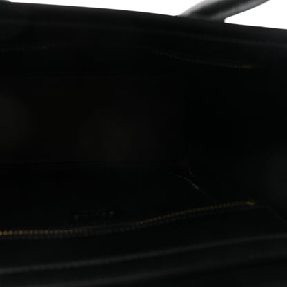 Celine Baby Grained Calfskin Nano Tri-Color Luggage Zinc Almond 5 of 9