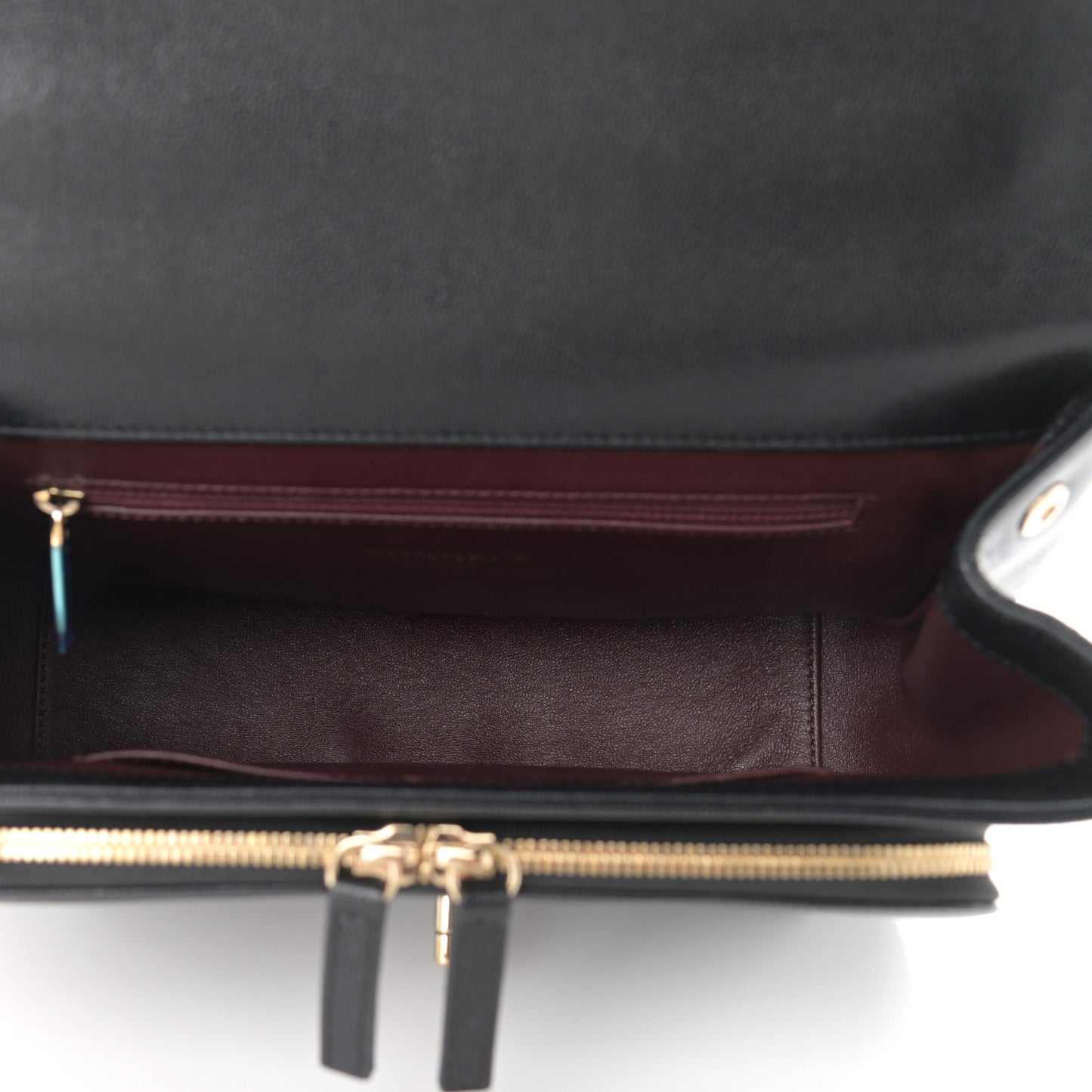 Caviar Quilted Large Business Affinity Flap Black