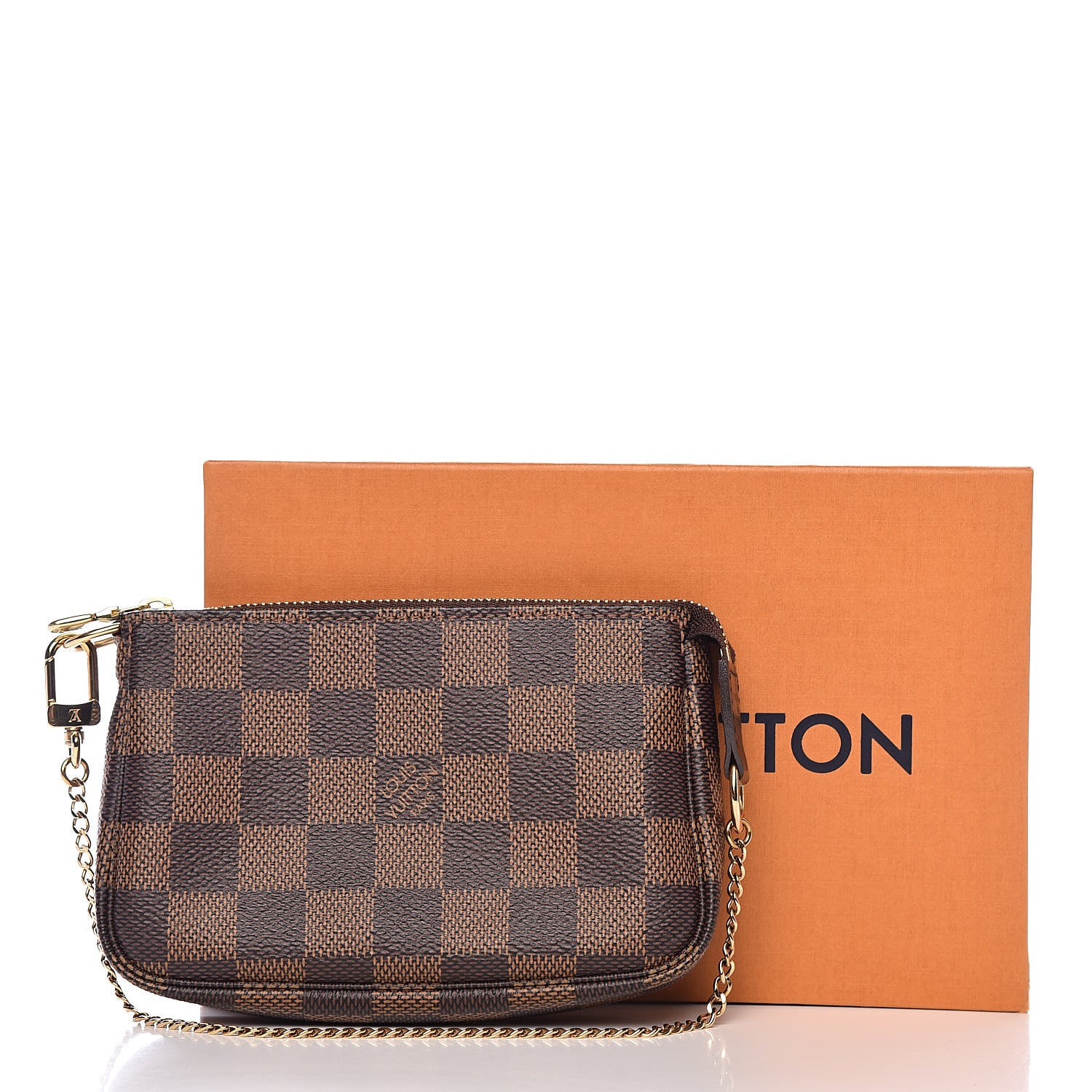 Louis Vuitton Damier Ebene Mini Pochette Accessories 8 of 8