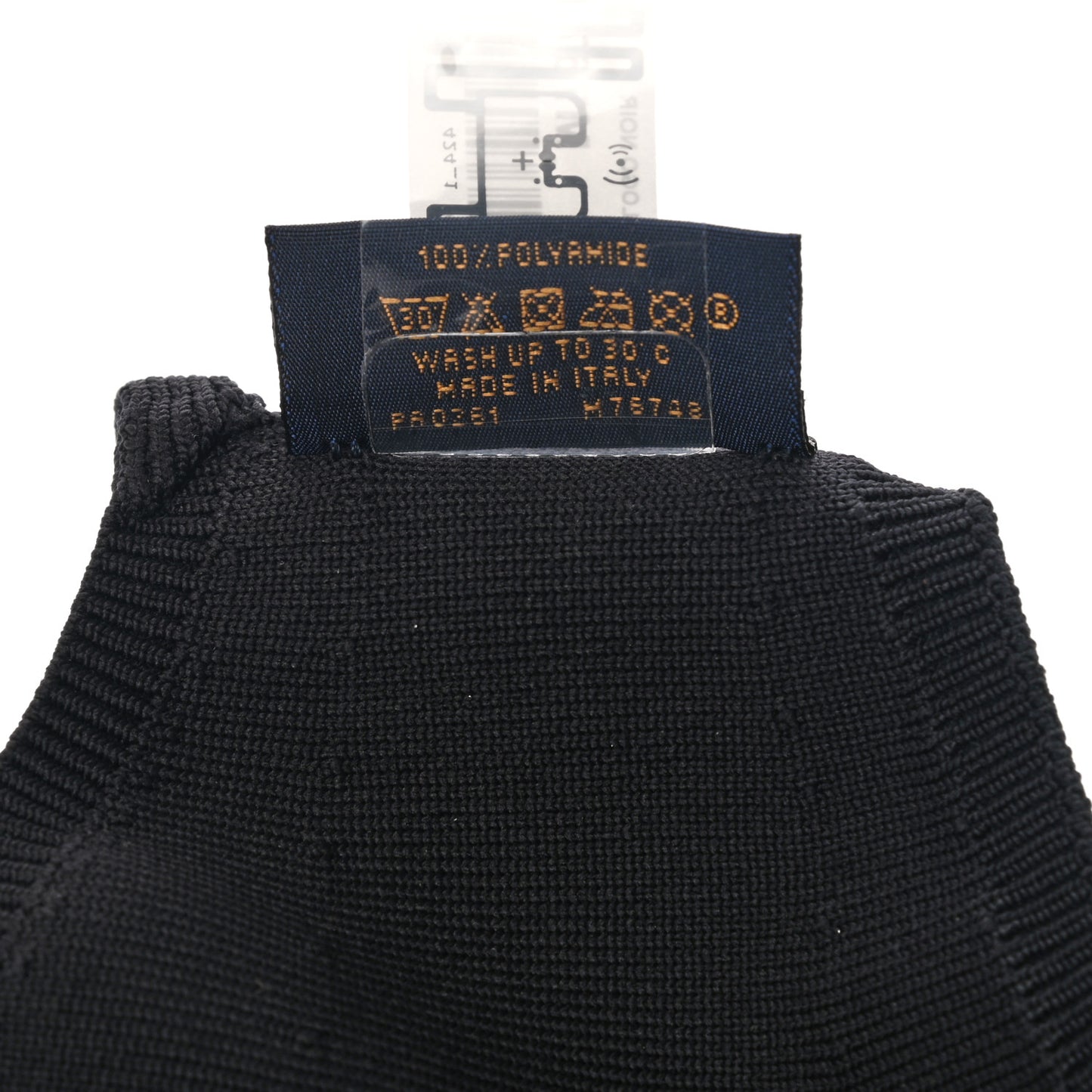 LV Initials Knit Face Mask Black