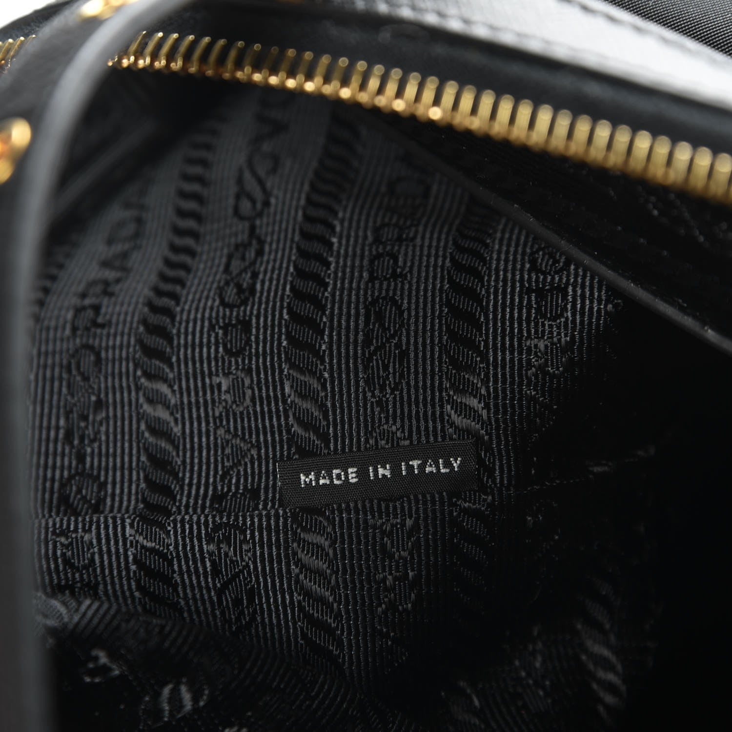 Prada Tessuto Nylon Saffiano Tote Nero Black 8 of 9