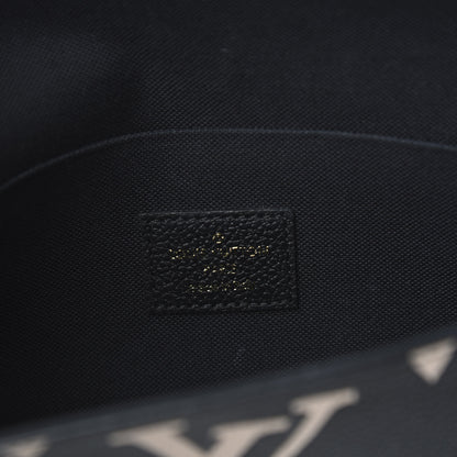 Louis Vuitton Empreinte Monogram Giant Crafty Pochette Felicie Black Creme 5 of 9
