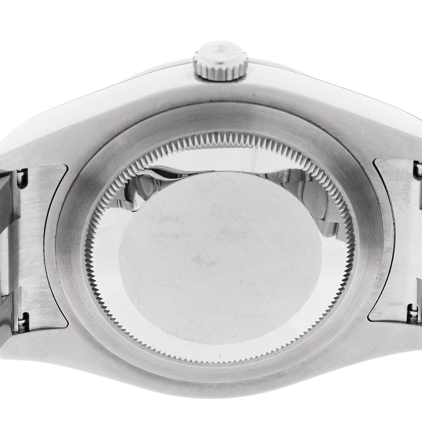 Stainless Steel 18K White Gold 41mm Oyster Perpetual Datejust Watch Black 126334