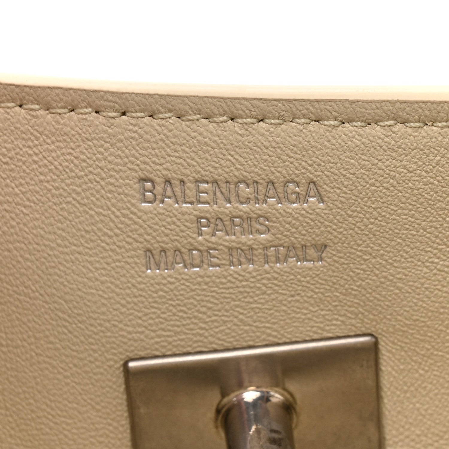 Balenciaga Smooth Calfskin Small Bel Air Shoulder Bag Soya 6 of 12