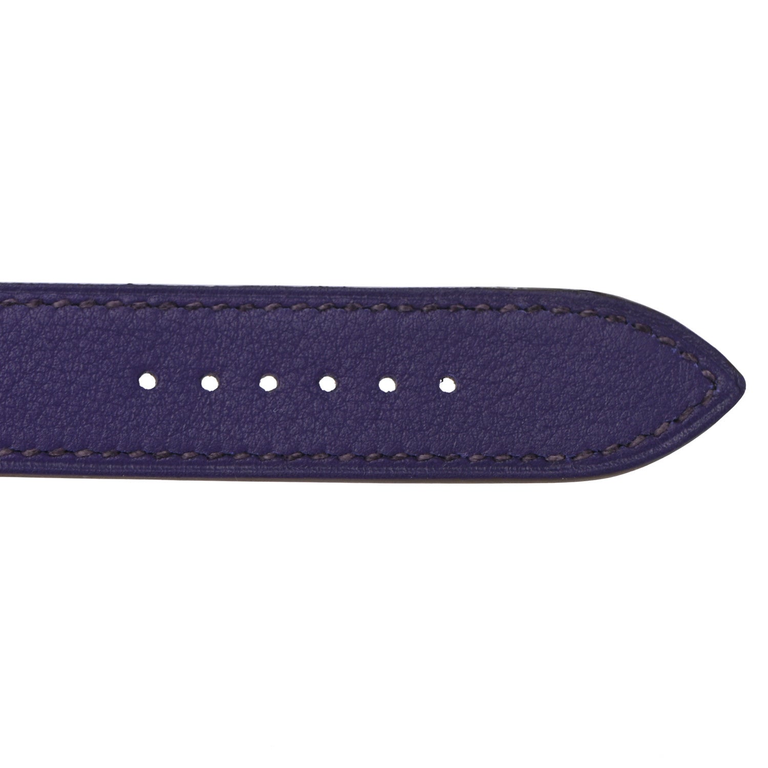 Hermes Swift Heure H Hour Watch PM Double Tour Strap Iris 7 of 8
