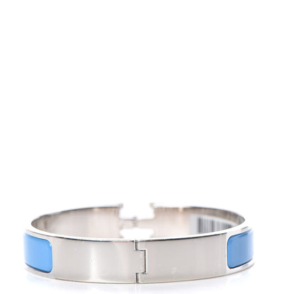 Hermes Enamel Narrow Clic Clac H Bracelet GM Bleu Cielo 3 of 5
