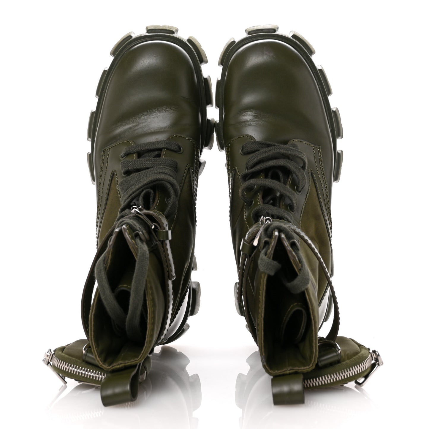 Spazzolato Rois Re-Nylon Metal Triangle Logo Mens Monolith Pouch Pocket 55mm Boots 8 Militare