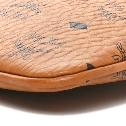 MCM Visetos Original Medium Pouch Cognac 10 of 10