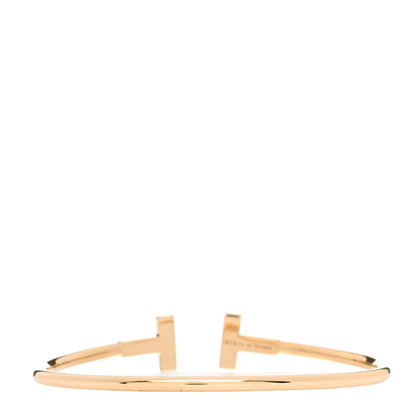 Tiffany 18K Yellow Gold T Wire Bracelet 2 of 3