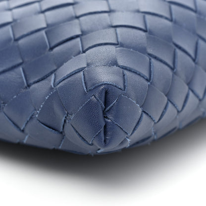Bottega Veneta Nappa Intrecciato VN Crossbody Messenger Bag Navy 8 of 9