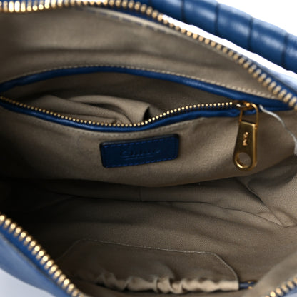 Chloe Calfskin Medium Marcie Nude Hobo Blue Velvet 4 of 6