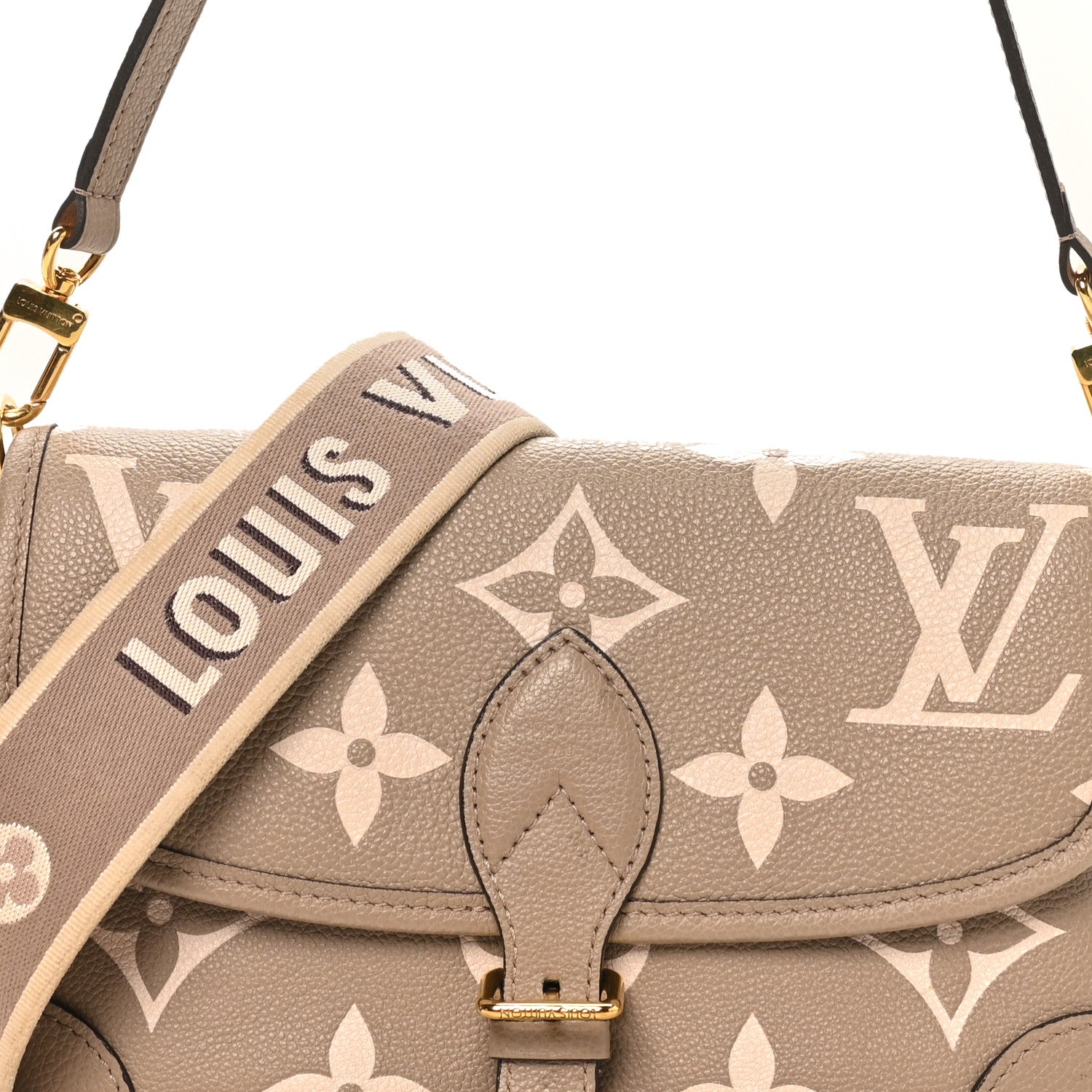 Louis Vuitton Empreinte Monogram Giant Diane Tourterelle Creme 7 of 9