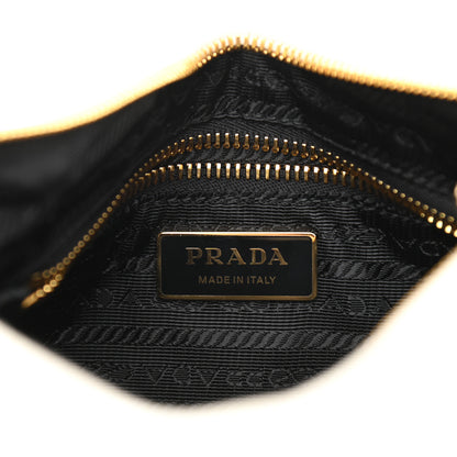 Prada Nappa Triangle Quilted Patchwork System Bag White 5 of 8