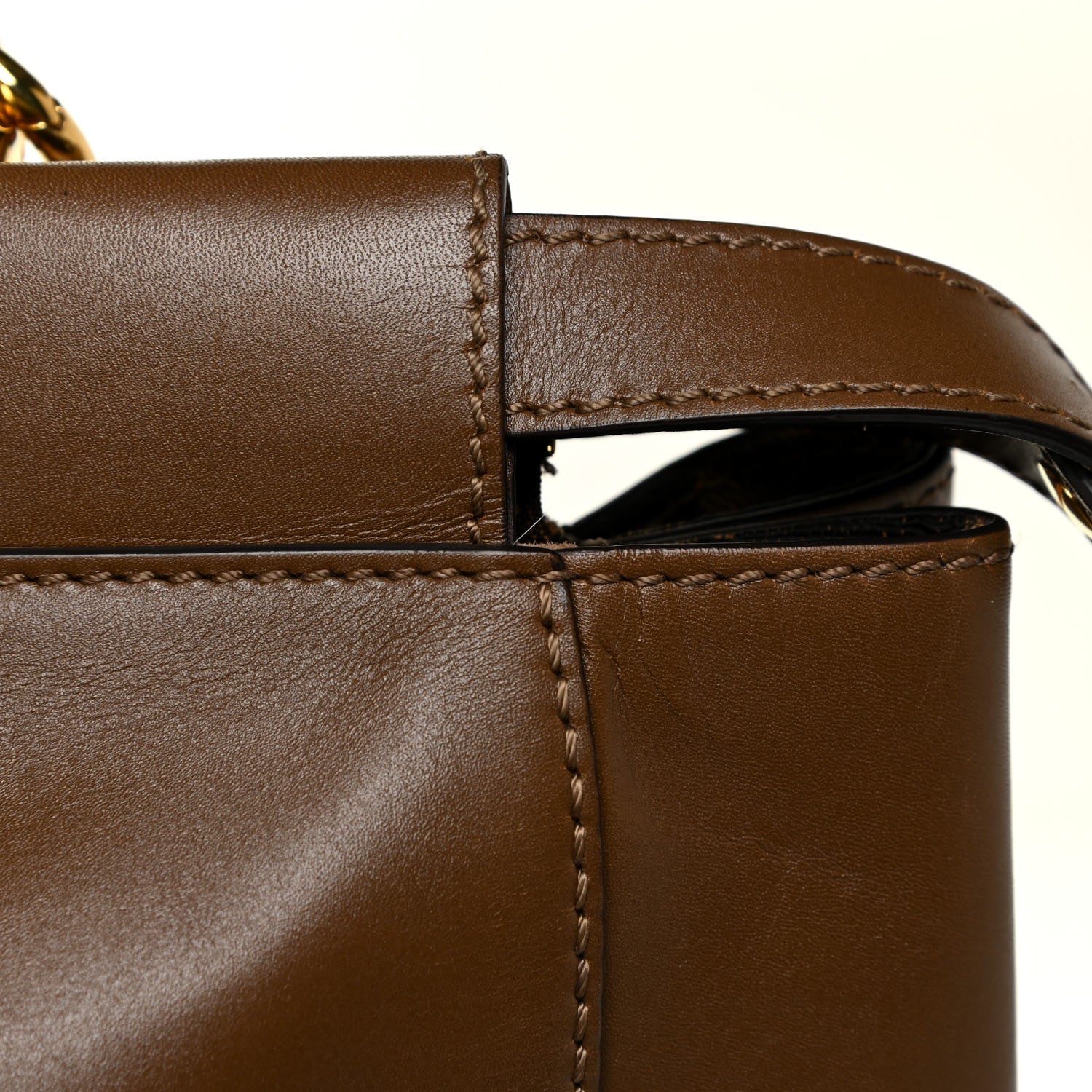 Fendi Vitello Morgan Fabric Jacquard Pequin Large Peekaboo Iconic Satchel Foresta Tobacco Black 20 of 26